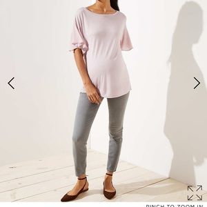 LOFT Petite Maternity Jeans/Leggings